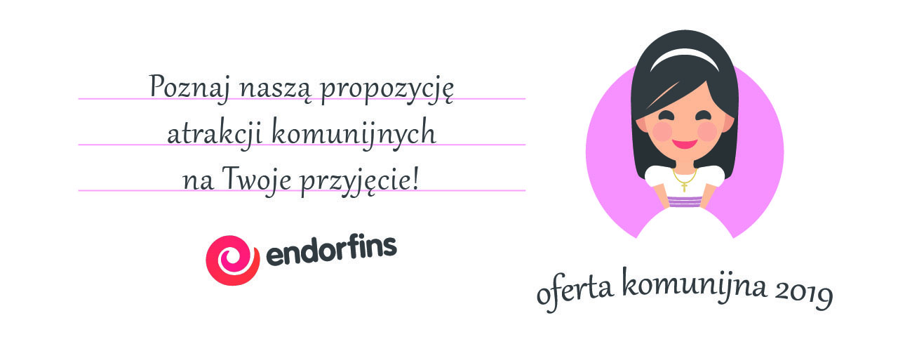 animacje komunijne na przyjęciach, organizujemy zabawy i czas dzieciom podczas pierwszej komunii
