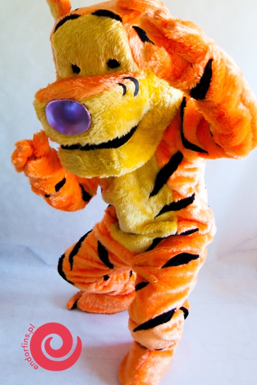 postać tygrysek - wynajem żywych maskotek warszawa